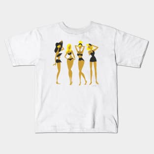 Bombshells - Black Kids T-Shirt